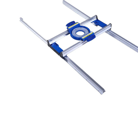Adjustable Router Sled For Slab Flattening With Aluminum Alloy Build, Precise Positioning Router Jig, low friction slide visible