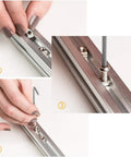 Installing Heavy Duty Hammer Head T Slot Nuts Set For 20 Series Aluminum Profiles M3 M4 M5 Nickel Plated Carbon Steel 180 Piece