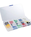 300 Pcs Mixed Jumper Cap Kit 2.54mm 2.0mm 1.27mm Jumpers For Arduino Raspberry Pi Pcbs Shunts in clear plastic box