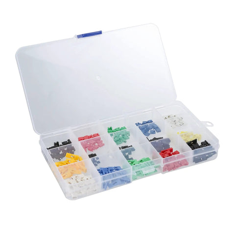 300 Pcs Mixed Jumper Cap Kit 2.54mm 2.0mm 1.27mm Jumpers For Arduino Raspberry Pi Pcbs Shunts in clear plastic box