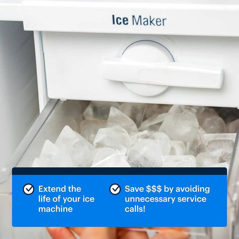 Ice Maker Cleaner And Descaler Kit Pro Grade 2 Pack 16 Fl Oz Each Nickel Safe Descaler Compatible With All Major Brands Made In The USA For Home And Commercial Ice Makers used in ice maker tray