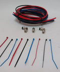 Top Grade USA Assembled Transmission Air Line Kit For Mack Trucks Featuring Three 10 Foot Colored Hoses And Swivel Push In Fittings, red blue black lines