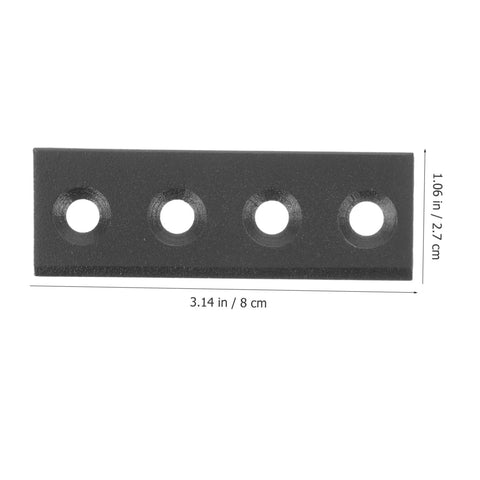 Barn Door Track Hardware Kit With Flat Fixing Plate And Connecting Brace For Stable Sliding Doors Diy Friendly Easy Install