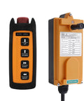 Wireless Overhead Hoist Crane Remote Control With Four Channel 110V Industrial Rugged Lift Winch Radio Controller with transmitter and receiver.