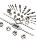 Pro Grade 27 Pc Metric Tap And Die Set M5 To M16 Coarse Fine Bearing Steel Threading Tool Kit For Auto Mechanic Repair And Heavy DIY Projects, tap and dies