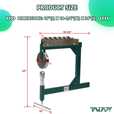 Rock Solid Heavy Duty English Wheel For Auto Body Metal Shaping And Panel Smoothing Top Shelf Benchtop Roller With Rustproof Stainless Steel Frame To Flatten Dents And Bend Sheet Metal Like A Champ