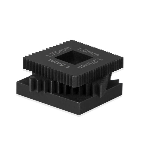 Heavy Duty Metric Thread Repair Die Set For Outside Threads Restore Damaged Threads Quick And Easy Three Piece Kit with visible sizes