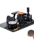 Daily Driver Barista Coffee Accessories Set Featuring Calibrated Spring Tamper Stirring Needle And Distribution Tool for espresso brewing tools.