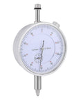 High Sensitivity Dial Indicator Gauge 0 to 10mm Range 0.01mm Accuracy, All Metal Construction, 52mm Dial Close-Up View