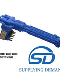 Model-Specific Clothes Washer Water Inlet Valve Replacement With NTC Thermistor, Not Universal, 110/120V, blue three-coil valve