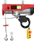 Beefy 110V Electric Hoist Winch 440 Lbs Capacity With 14 Ft Wired Control And 40 Ft Lift Height for Garage Use