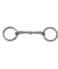 Loose Ring Horse Bit With Copper Inlay Mouth 5.5 Inch MB 01 Stainless Steel Comfort Snaffle Level 1 Mild Pressure Independent Side Movement