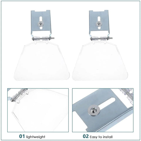 Heavy Duty Clear Plastic Shield For Bench And Angle Grinder Featuring Dust Blocking Guard and Wear Resistant Material. Includes clear acrylic eye guard.