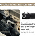 Fuel Tank Pressure Sensor For Chevy GMC Cadillac Buick Pontiac Avalanche Suburban Express Impala Silverado Tahoe Sierra Replacement With OEM 16238399 16196060 12219388 installed in engine bay