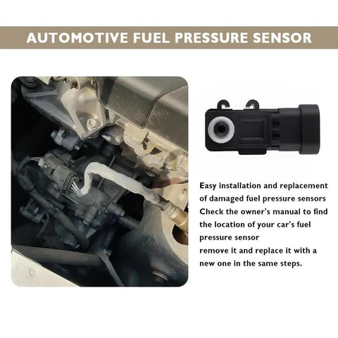 Fuel Tank Pressure Sensor For Chevy GMC Cadillac Buick Pontiac Avalanche Suburban Express Impala Silverado Tahoe Sierra Replacement With OEM 16238399 16196060 12219388 installed in engine bay