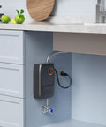 Heavy Duty Electric Tankless Water Heater 3000W Instant Hot Water Flow IPX4 Wall Mounted under kitchen sink.