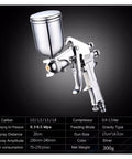 Heavy Duty 400ML Pneumatic Spray Gun With Separate Fluid And Fan Adjustments Professional Alloy Atomizer Airbrush for smooth car painting.