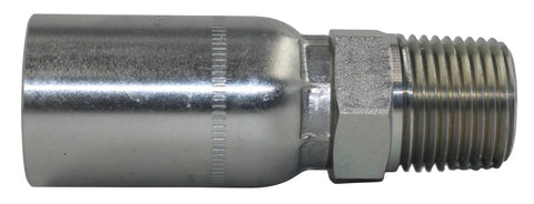 hydraulic hose fittings 1/4 inch NPT male connection, durable carbon steel, corrosion-resistant