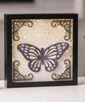 Explore Air 2 Craft Cutting Machine for DIY Home Decor and Apparel, Beginner Friendly, Cuts 100 Materials, Easy To Use, Versatile Craft Cutter In Blue used to cut butterfly design in framed paper art