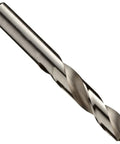 Single drill bit from HSS Short Length Drill Bit Set A To Z, 26-Piece with Metal Case, showing bright finish and spiral design.