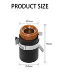 Plasma Cutter Retaining Caps and High Temperature Cutting Nozzles for 45 65 85 Series Rust Resistant Metal Cutting Replacement