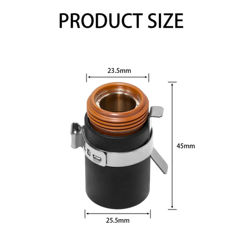 Plasma Cutter Retaining Caps and High Temperature Cutting Nozzles for 45 65 85 Series Rust Resistant Metal Cutting Replacement