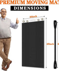 Industrial Strength Appliance Sliders With Pull Straps 49 X 30 Inch Furniture Glide Mat dimensions shown with pull strap.