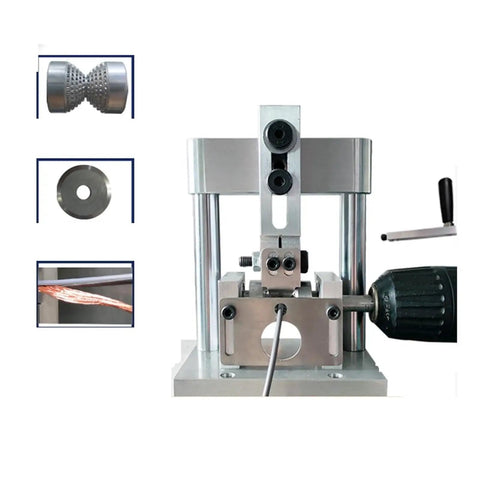 Wire Stripping Machine For Scrap Copper Auto And Manual Cable Peeler Electric Wire Stripper Tool With Hand Crank Durable
