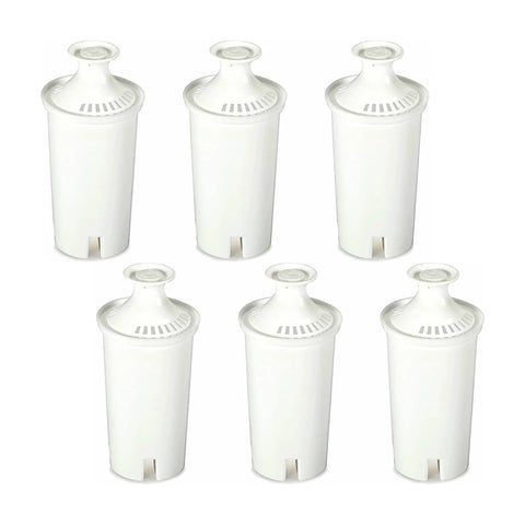 Alkaline Water Pitcher Filter Replacement Pack Of 6 For Clean, Crisp Taste And pH Boost To 8.0-9.5, Antioxidant Rich Hydration.
