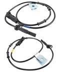 Durable Abs Wheel Speed Sensor Set For 2010 2017 Chevy Equinox And Gmc Terrain Front Left Right Side, includes two wires.