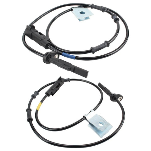 Durable Abs Wheel Speed Sensor Set For 2010 2017 Chevy Equinox And Gmc Terrain Front Left Right Side, includes two wires.