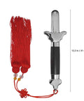 Retractable Tai Chi Sword For Martial Arts Practice Blunt Stainless Steel Blade With Leather Grip 12 To 39 Inches Dope For Training
