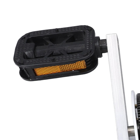 Close-up of pedal attachment for Off The Grid Ready 100W Pedal Power Generator with sturdy design and visible grip texture.