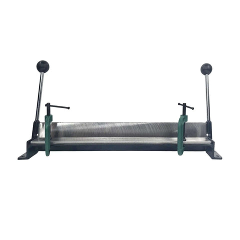 18-Inch Sheet Metal Bender With 18-Gauge Capacity, Heavy-Duty Portable Brake For 0 To 90 Degree Bends, Dual-Handle Leverage