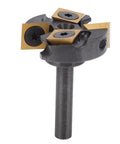 Heavy Duty Slab Flattening Router Bit With 1/4 Inch Shank And Tungsten Carbide Spoilboard Surfacing Planer for woodworking pros with Ti coated blades.