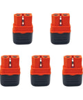 Beefy Female Connector With Sheath Housing For RC LiPo Batteries FPV Drones Solar Panels And Power Stations Anti Reverse Safe Connection Easy Solder 5 Pack High Current XT60 Style Plug For RC Cars Boats UAVs