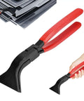 45 Degree Sheet Metal Bender Hand Seamer with Non Slip Grip Heavy Duty High Carbon Steel Pliers for HVAC Duct Roofing