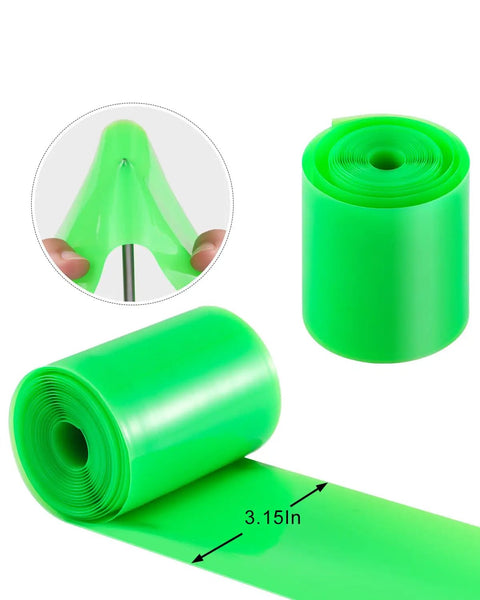 Fat Bike Tire Liner Flat Protector For 20 To 29 Inch Fat Bicycles, 29x3-4 Inch Fit, green polyurethane shield, trim to fit