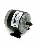 Compact Pancake Brushed DC Motor 350W 12V 24V Or 36V Systems, 3500 RPM, 4 Inch Diameter By 4.3 Inch Length on display