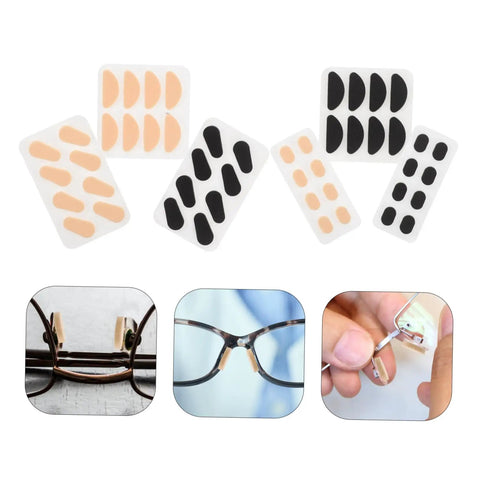 96 Piece Eyeglass Nose Pads Adhesive Cushions For Glasses Nonslip Comfort Comfy EVA Sponge Nose Pads Easy Quick Application