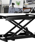 Heavy Duty Electric Scissor Lift Table With Wireless Remote And Foldable Platform for versatile tasks, showcasing robust black steel design.