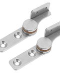 2 Pack Stainless Steel Heavy Duty Torque Friction Hinges With Damping 2.0Nm Small Torque Door Frame Hinges for Cabinets and Closets