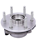 Front view of Front Wheel Bearing Hub Assembly Set Of 2 for 4WD Chevy Silverado 1500 Tahoe Suburban 2000 to 2006, 6-lug design.
