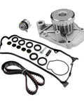 Timing Belt Water Pump Kit With Valve Cover Gasket Compatible With Honda Civic 1.7L D17A1 Years 2001 2005 Complete Engine Repair Set Ensures Coolant Flow And Smooth Motor Running For Daily Driver Or Car Hot Super Deal Fast Ship Today Value. Complete kit with water pump, timing belt, gasket, seals, and pulley