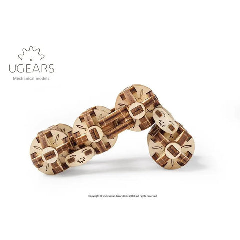 Flexi Cubus Mechanical Wooden 3D Puzzle Cube Of Eight Jointed Spheres With Flexible Connectors For Rolling Motion Awesome Geometric Construction Kit For STEM Play Mind Blowing Brain Teaser, wooden puzzle in bent shape