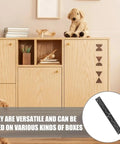 Long Piano Hinge Stainless Steel With Easy Install And Smooth Surface for Wooden Boxes shown with cabinet display