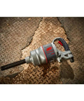 Pro Level One Inch Drive Air Impact Wrench, 6in extended anvil, built tough for garage tasks on industrial surfaces.