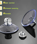 Heavy Duty 20 Piece Suction Cups With Screws 40mm Clear Pvc Sucker Pads displayed with clear suction cup close-up and screw detail.