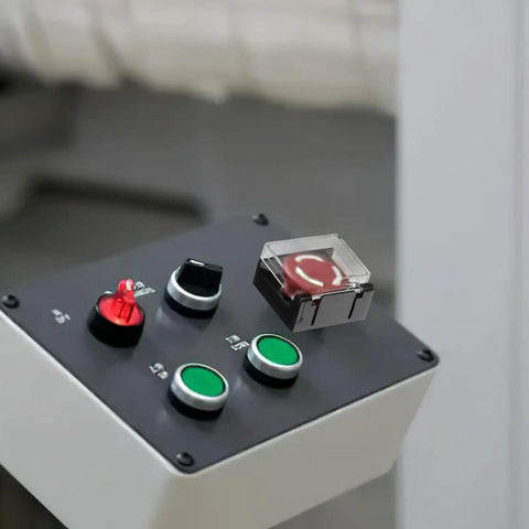 Durable 16mm Square Push Button Guard Covers Rugged Tough Dustproof Protective Caps on industrial control panel