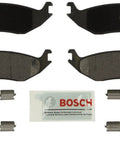 Blue Ceramic Rear Brake Pad Set With Hardware For Dodge Durango, Ram 1500, Ram 1500 Classic, Ram 1500 Van, And Chrysler Aspen